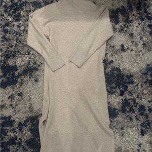 a new day Cream Long Sleeve Sweater Dress